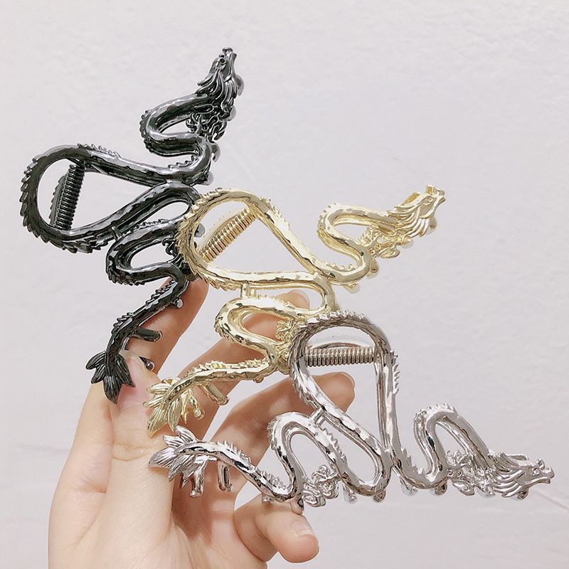 Women's IG Style Dragon Metal Plating Hair Claws