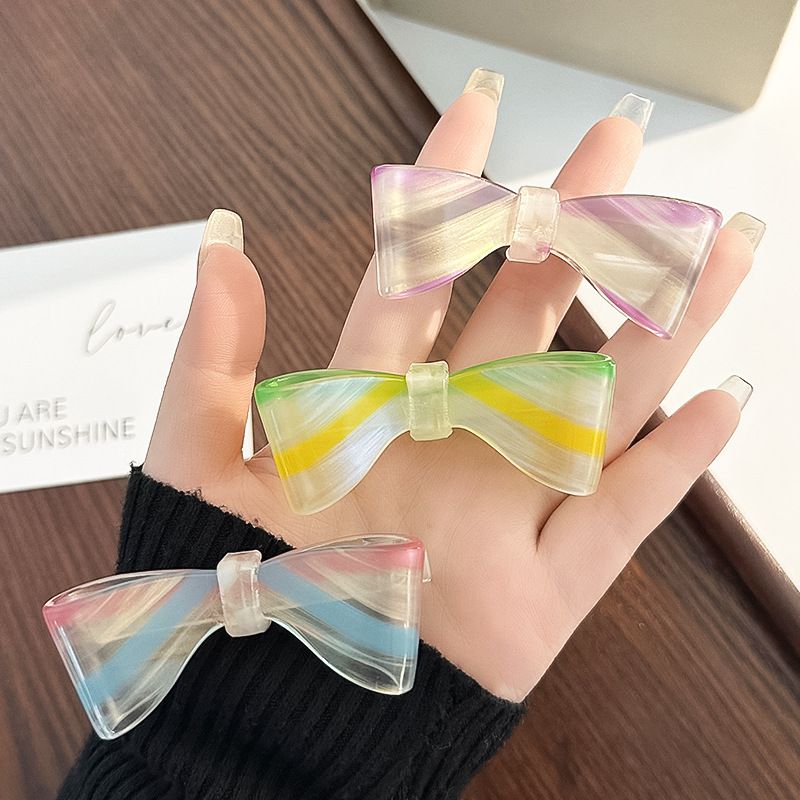 Women's Cute Bow Knot Acetic Acid Sheets Hair Clip