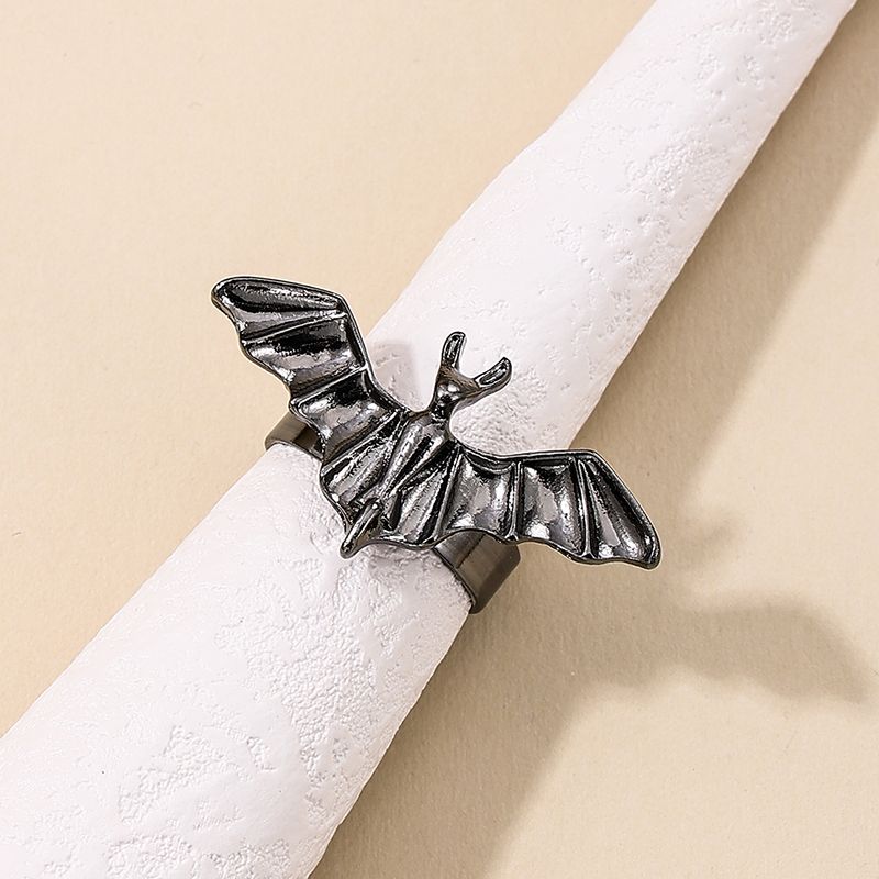 Wholesale Jewelry Casual Retro Bat Alloy Open Rings