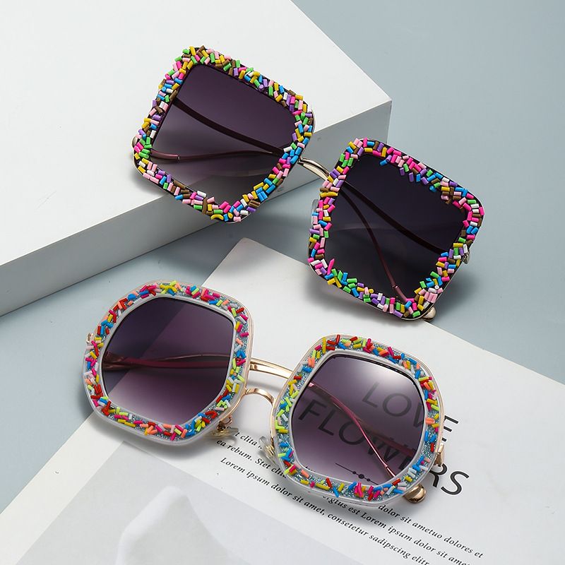 Streetwear Colorful Tac Cat Eye Full Frame Women's Sunglasses