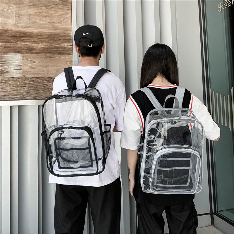 Waterproof Solid Color Casual School Daily School Backpack