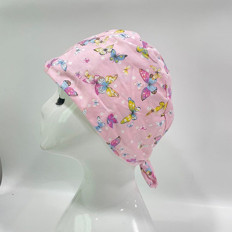 Women's Pastoral Cat Butterfly Ear Warap Beanie Hat