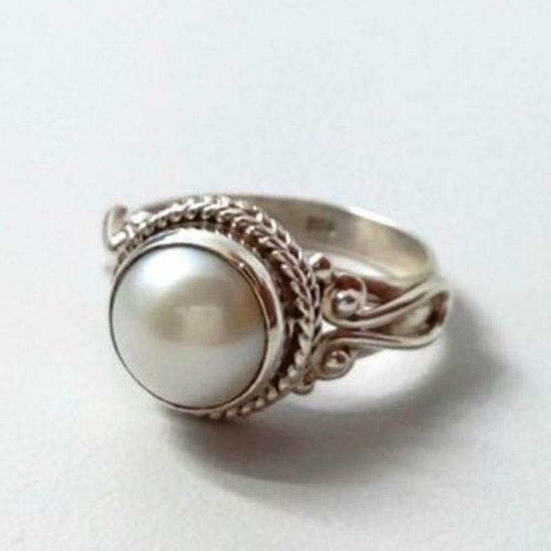 Großhandel Einfacher Stil Klassischer Stil Geometrisch Kupfer Inlay Perle Ringe