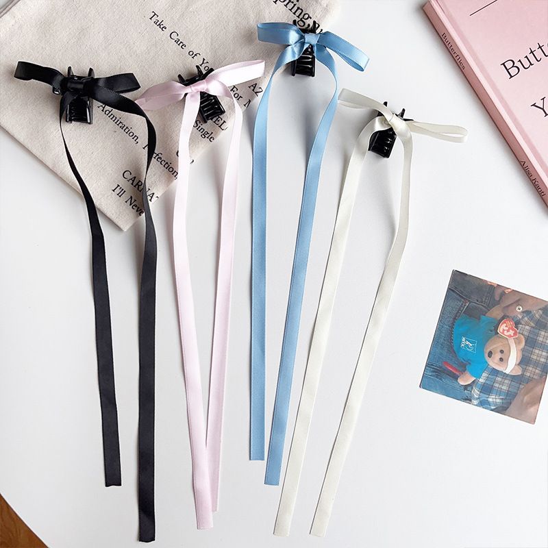 Women's Simple Style Classic Style Bow Knot Plastic Cloth Braid Hair Clip