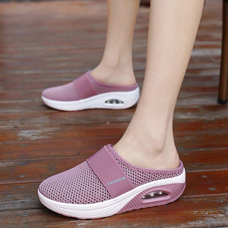 Women's Casual Solid Color Round Toe Slingbacks