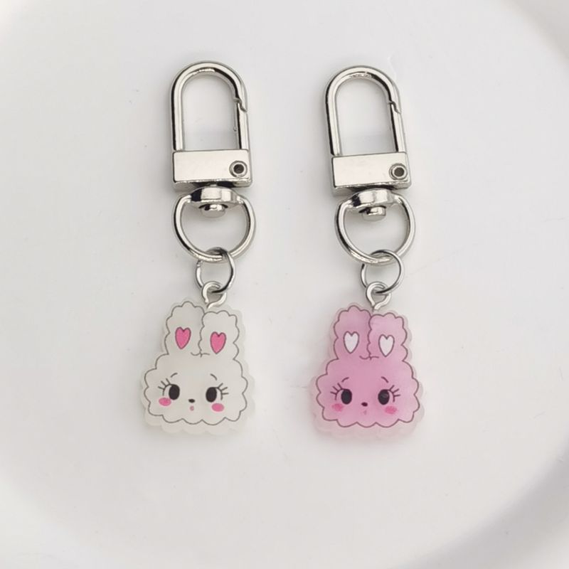 IG Style Cute Rabbit Alloy Bag Pendant Keychain