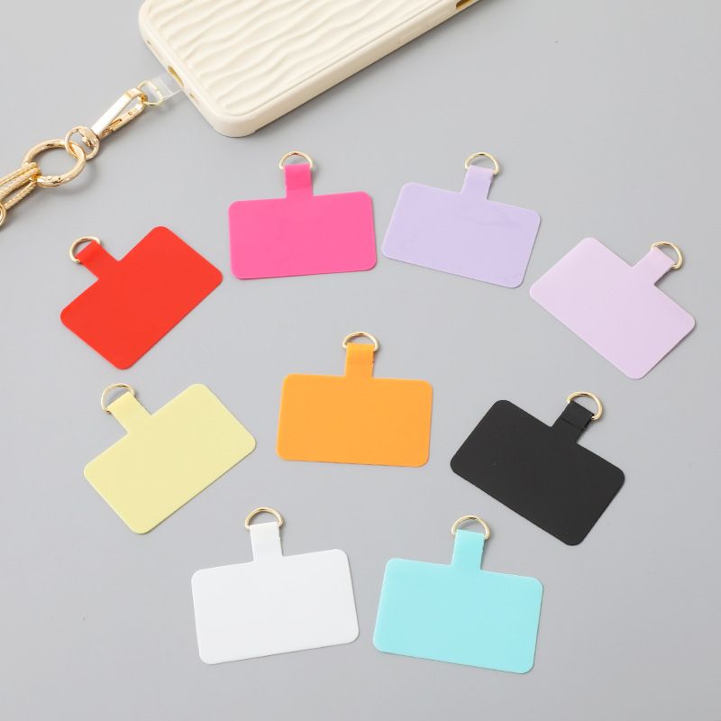 Casual Simple Style Square Tpu Mobile Phone Chain