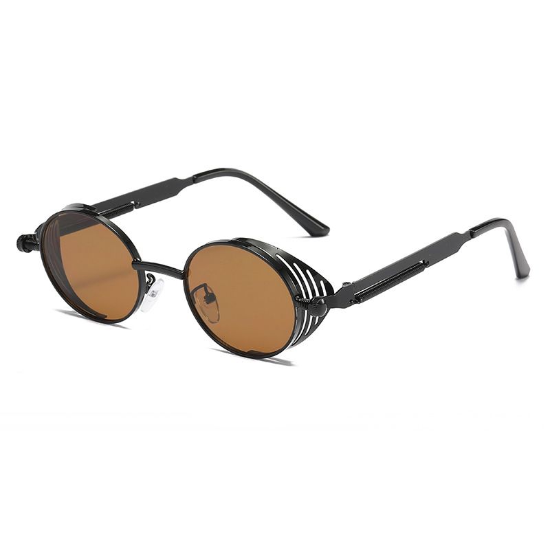 Einfacher Stil Klassischer Stil Farbblock Ac Runder Rahmen Vollbild Sonnenbrille Der Frauen