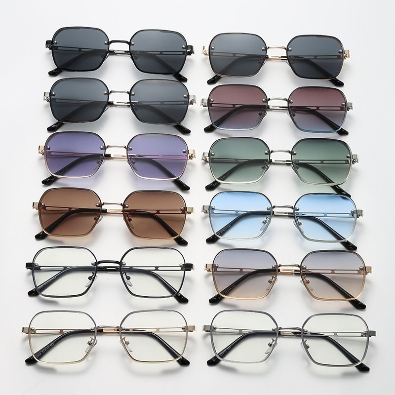 Einfacher Stil Klassischer Stil Farbblock Ac Quadrat Vollbild Sonnenbrille Der Frauen