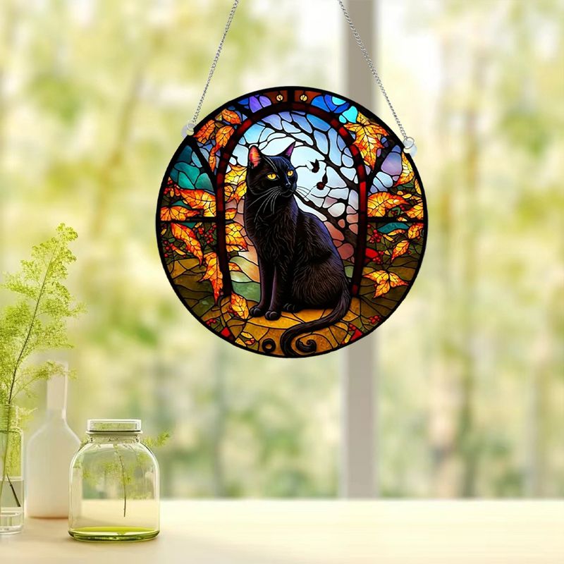 Cute Modern Style Animal Cat Arylic Pendant Artificial Decorations