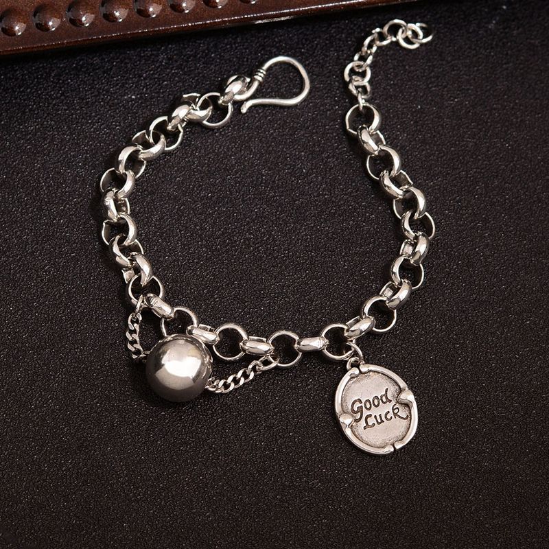 Venta Al Por Mayor Estilo Simple Letra Cobre Pulsera