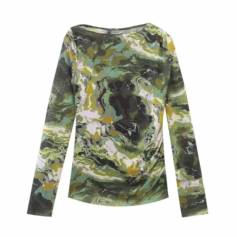 Daily Beach Women's British Style Abstract Polyester Printing Skirt Sets Skirt Sets