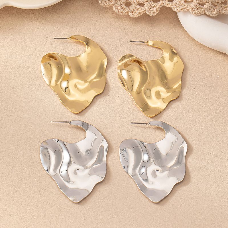1 Paar Moderner Stil Einfacher Stil Klassischer Stil Geometrisch Einfarbig Eisen Ohrringe