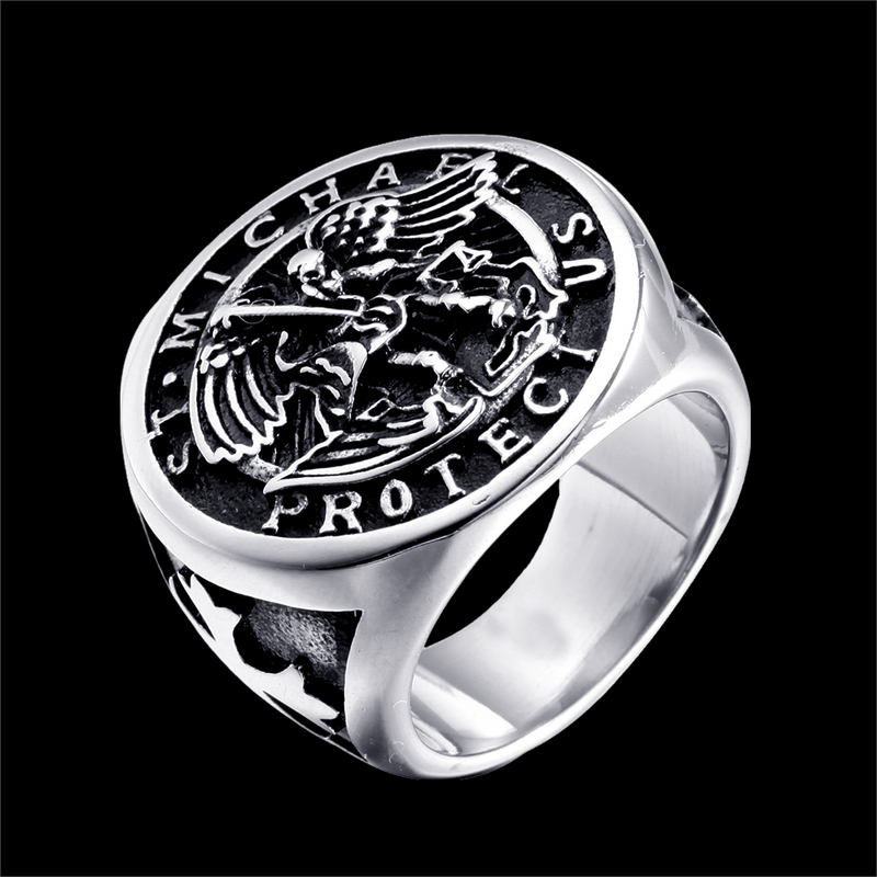 Punk Eagle 304 Stainless Steel None None Unisex Rings
