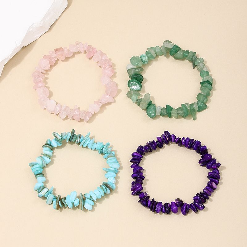 Estilo Simple Estilo Clásico Bloque De Color Piedra Con Cuentas Mujeres Pulsera