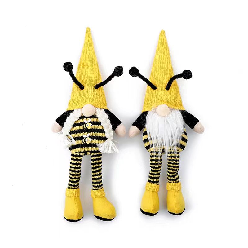 Süß Klassischer Stil Biene Kunststoff Tuch Gruppe Festival Rudolf Puppe
