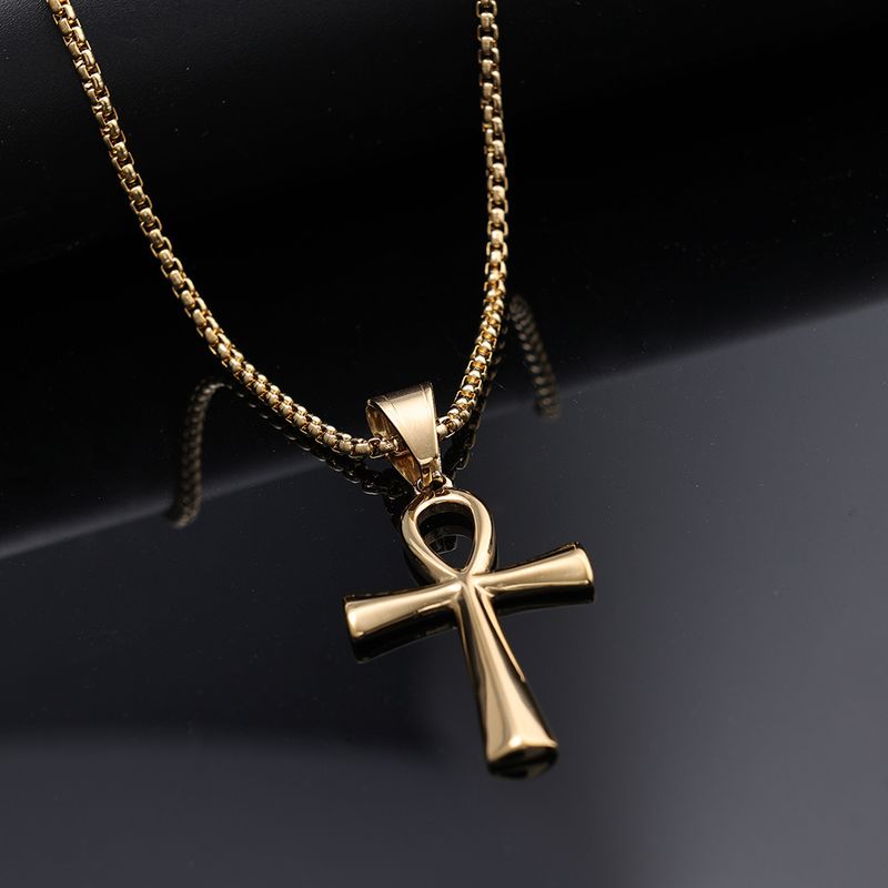 1 Piece 304 Stainless Steel Solid Color Pendant Chain