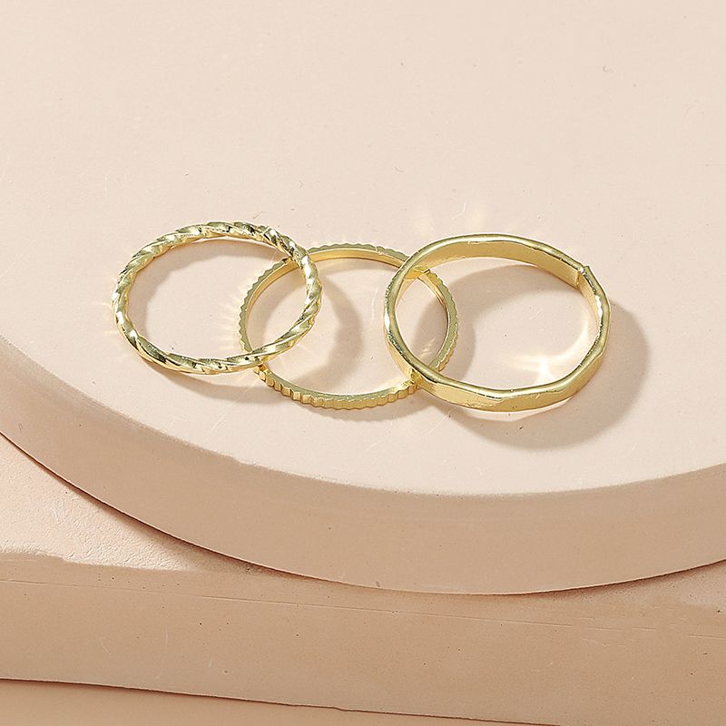 Elegant Geometric Gold Plated Silver Plated Alloy Wholesale Toe Rings