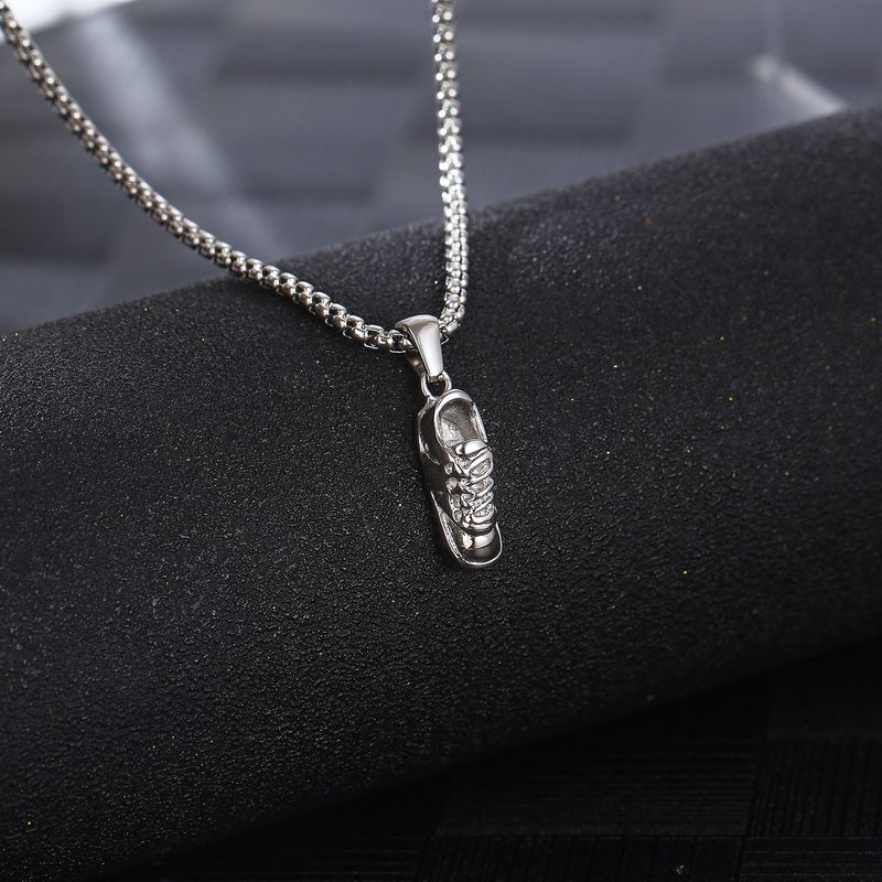 Hip-Hop Shoe 304 Stainless Steel Unisex Necklace