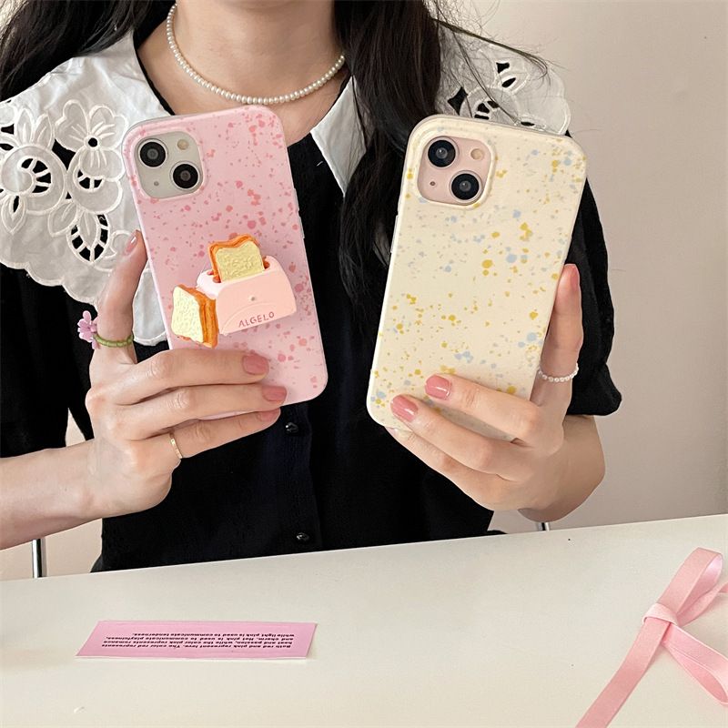 Cute Color Block Tpu   Phone Cases