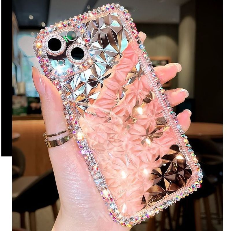 Simple Style Classic Style Solid Color Transparent   Phone Cases