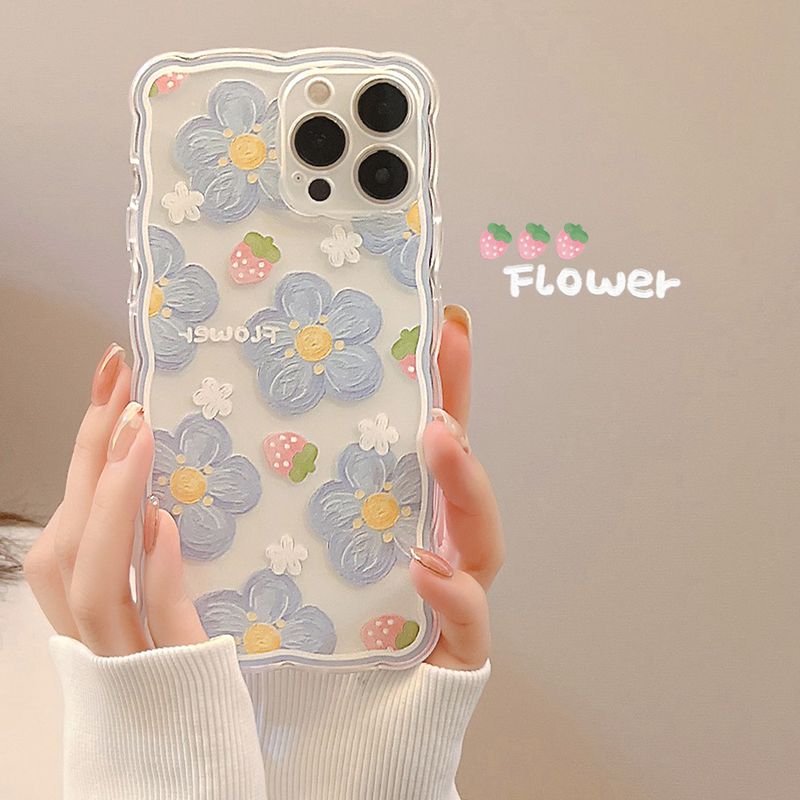 Cartoon Style Bear Flower Butterfly Tpu   Phone Cases