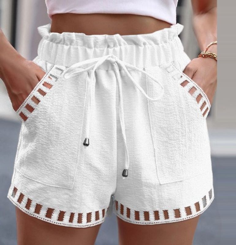 Women's Daily Simple Style Solid Color Shorts Casual Pants