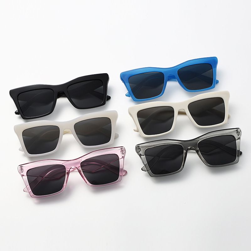 Strassenmode Einfarbig Pc Quadrat Vollbild Sonnenbrille Der Frauen