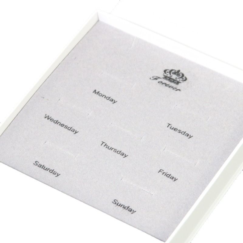 Lässig Einfacher Stil Brief Schwamm Papier Schmuckkästchen