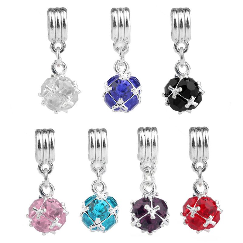 1 Piece 25*10mm Artificial Crystal Alloy Geometric Polished Pendant