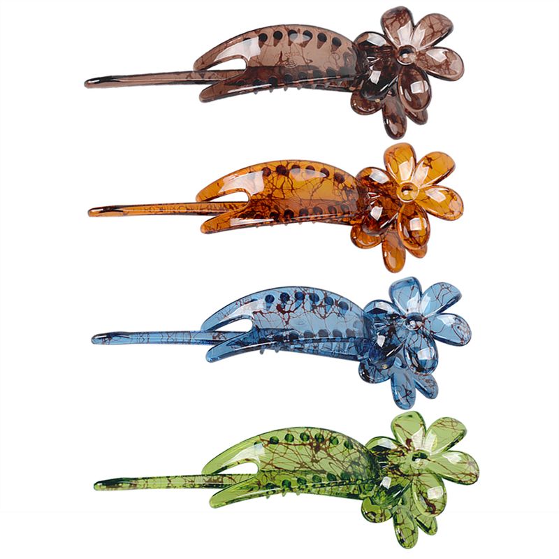 Women's Vacation Flower PC Hair Claws