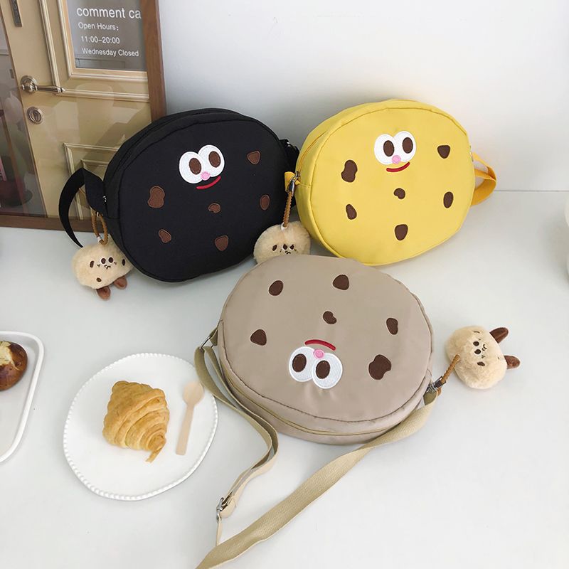 Women's Nylon Animal Cute Sewing Thread Zipper Circle Bag