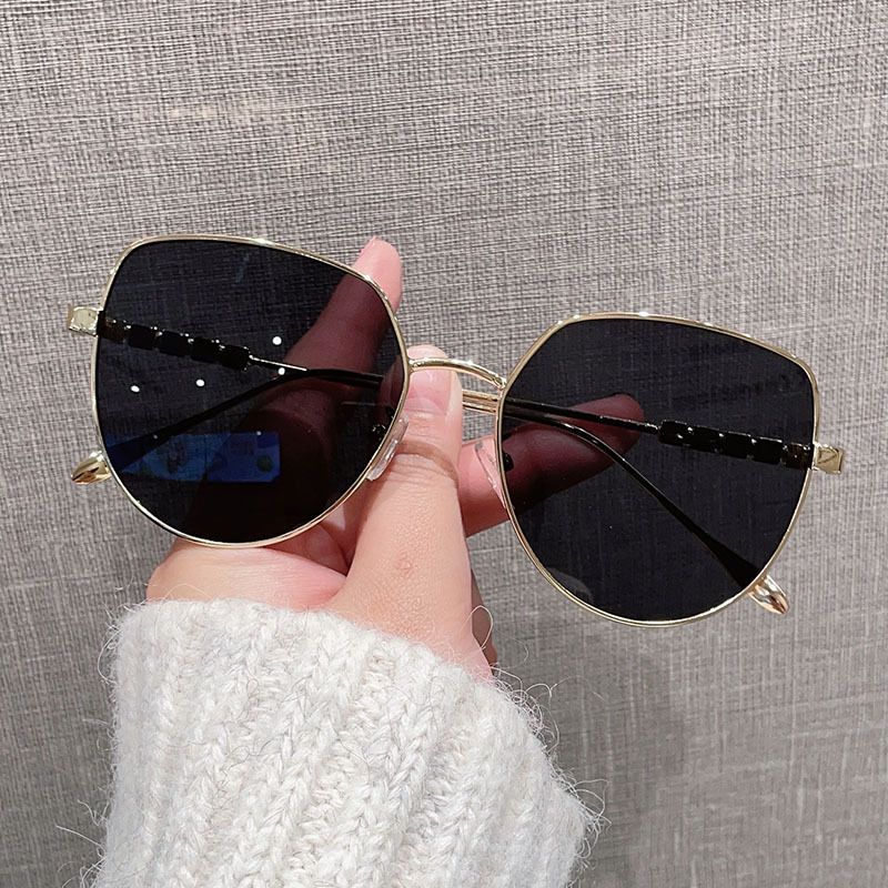 Streetwear Gradient Color Ac Cat Eye Full Frame Women's Sunglasses