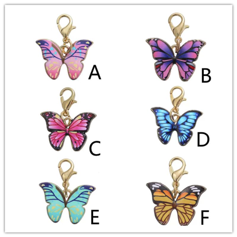 Elegant Cute Butterfly Alloy Keychain