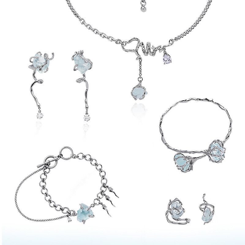 Elegant Simple Style Geometric Alloy Irregular Women's Bracelets Earrings Necklace