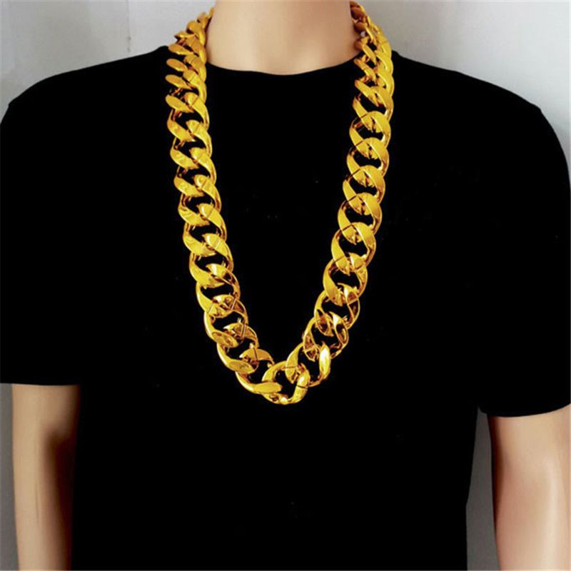 Hip Hop Retro Punk Einfarbig Kunststoff Männer Halskette