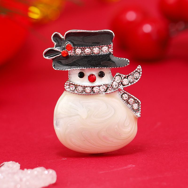 Fashion Snowman Alloy Stoving Varnish No Inlaid Women's Brooches