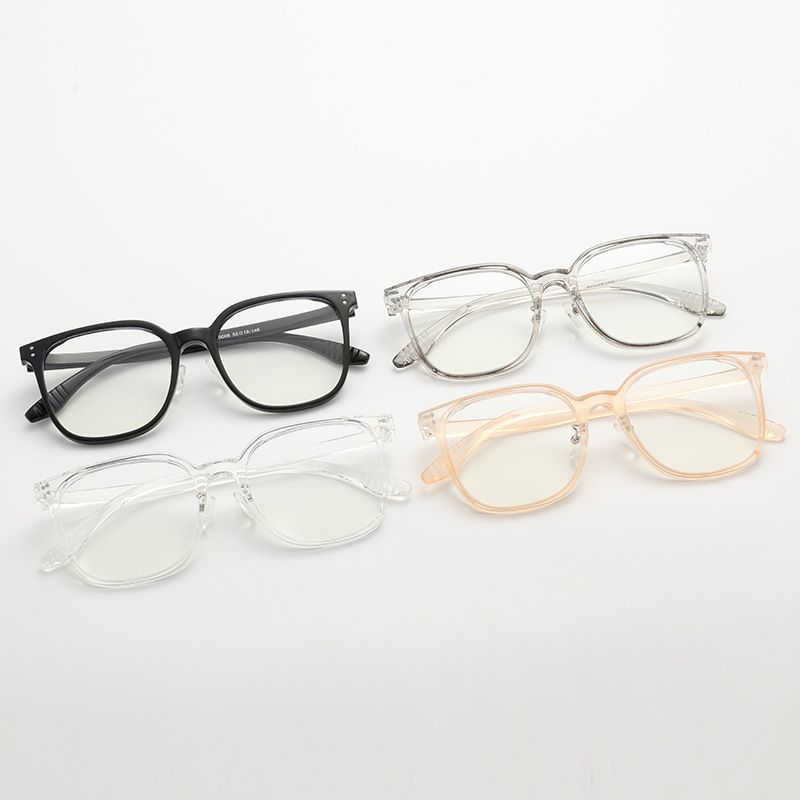 Simple Style Solid Color Pc Square Full Frame Optical Glasses