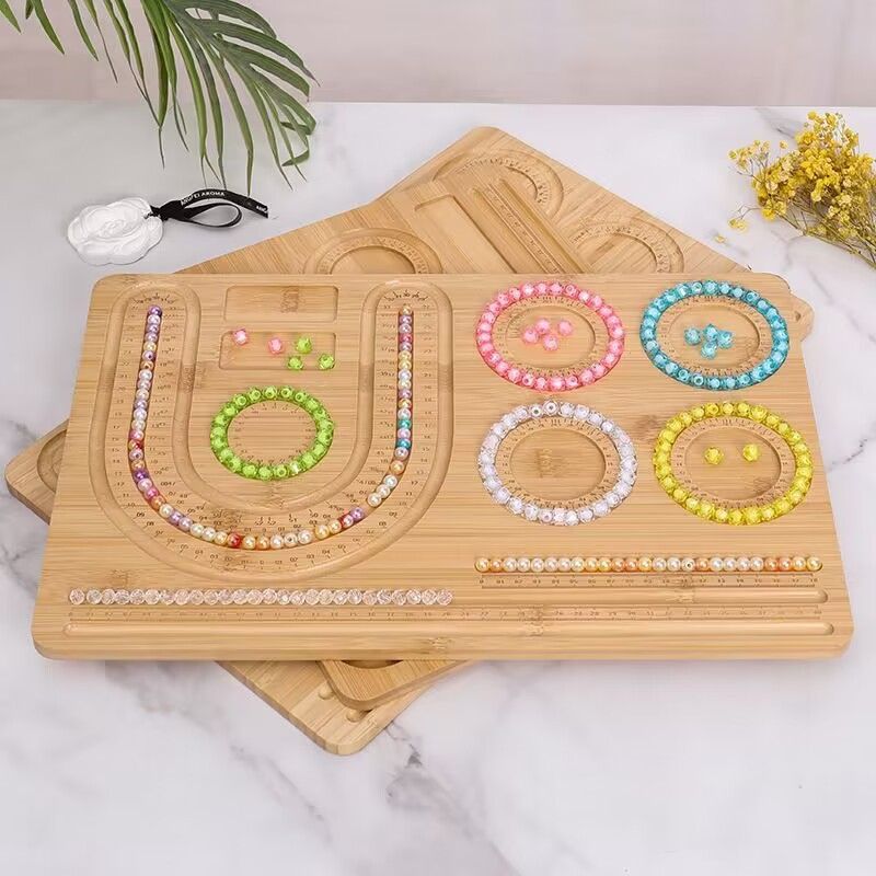 Simple Style Solid Color Wood Display Plate 1 Piece