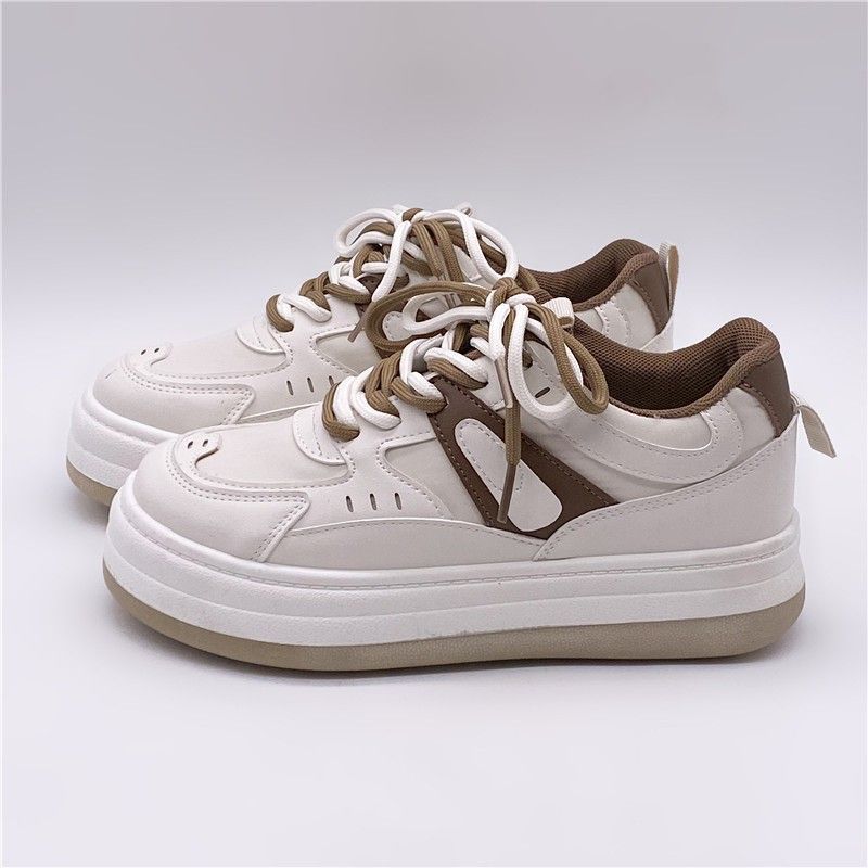 Women's Sports Solid Color Round Toe Casual Shoes