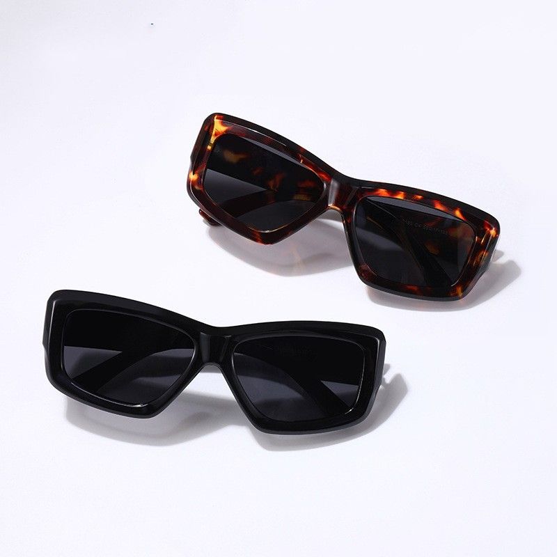 Simple Style Solid Color Tac Special-Shaped Mirror Full Frame Glasses