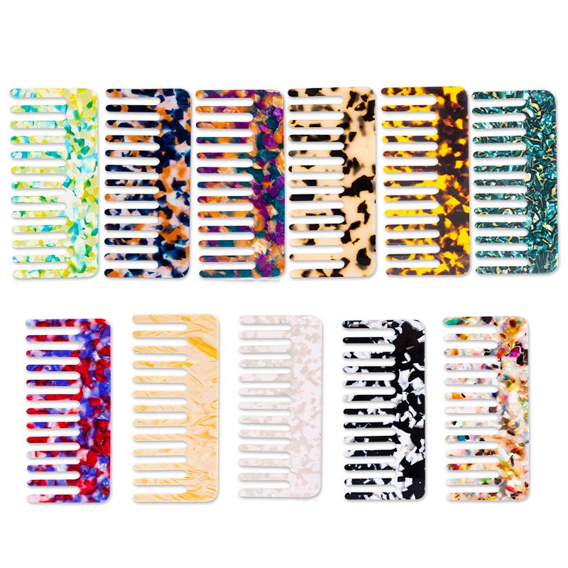 Simple Style Geometric Acetic Acid Sheets Hair Comb 1 Piece