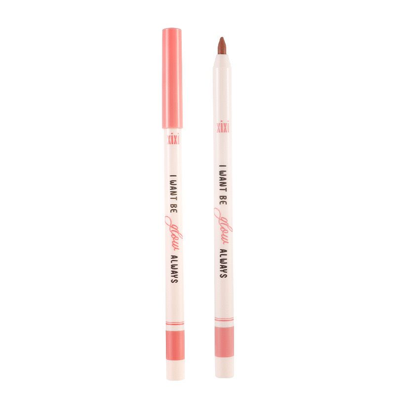 Elegant Formal Pink Solid Color Plastic Lip Pencil