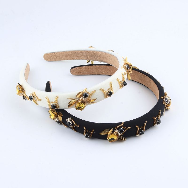 Women's Simple Style Shiny Round Rhinestone Inlay Rhinestones Hair Band