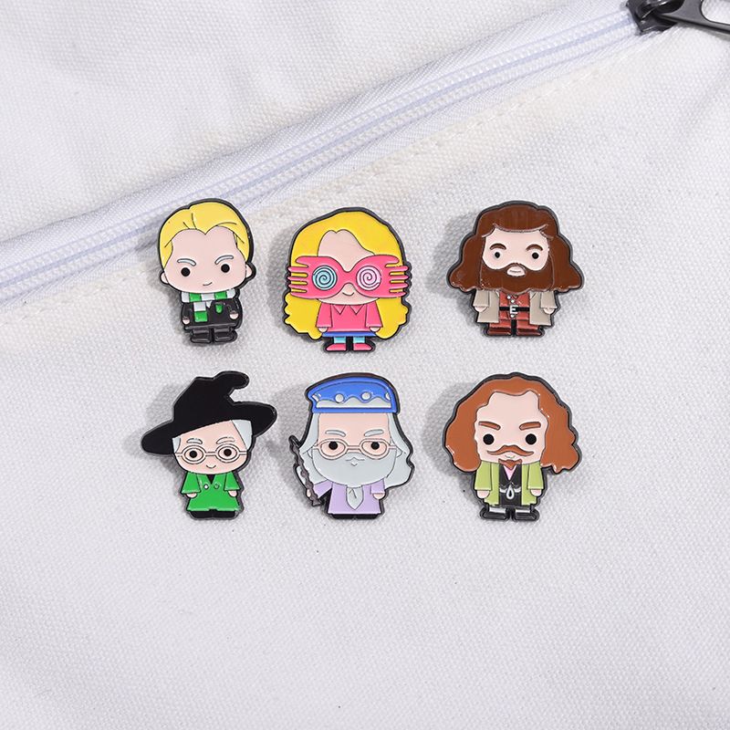 Cartoon Style Cowboy Style Cartoon Character Alloy Stamping Stoving Varnish Plating Adults Brooches