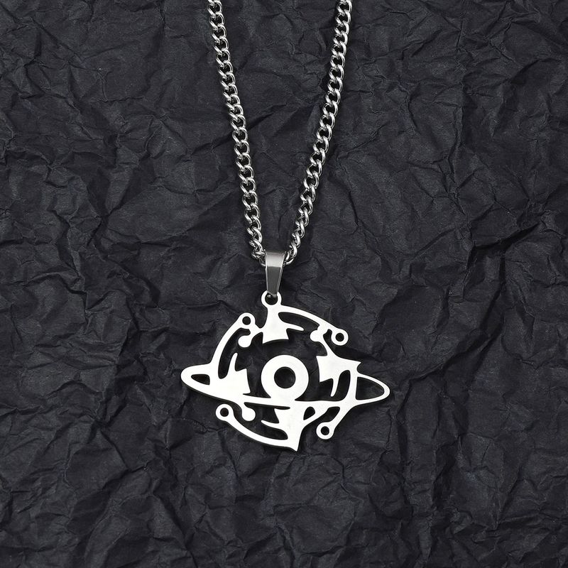 201 Stainless Steel Hip-Hop Modern Style Cool Style Universe Pendant Necklace