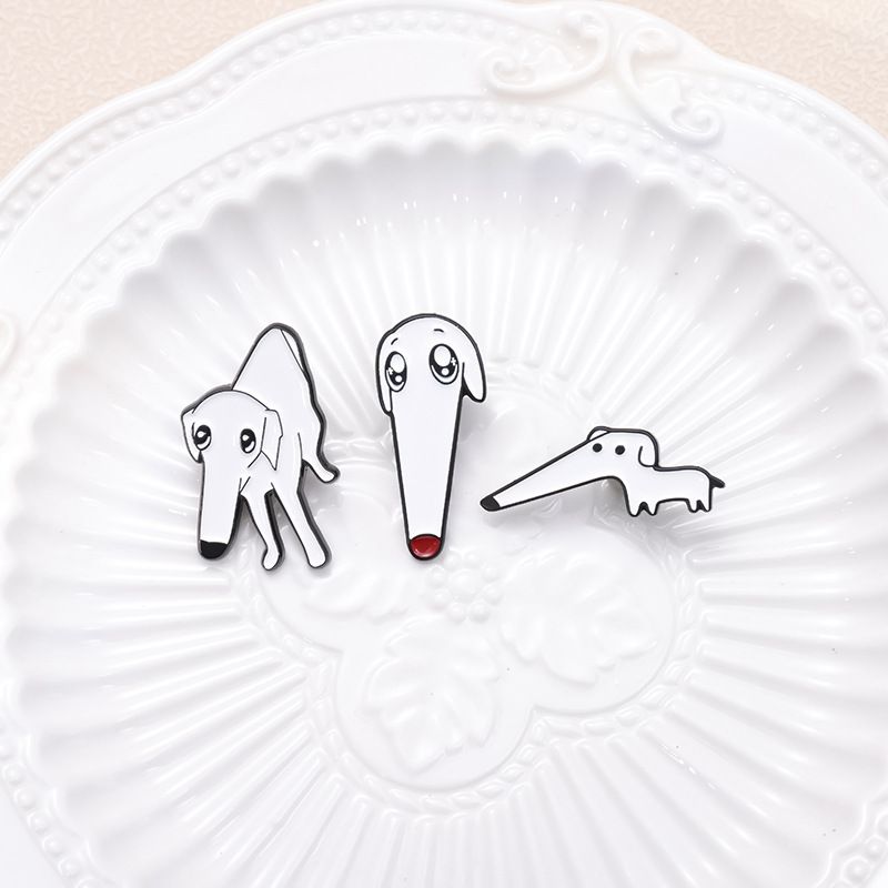 Cartoon Style Cute Cowboy Style Dog Alloy Stamping Stoving Varnish Plating Unisex Brooches
