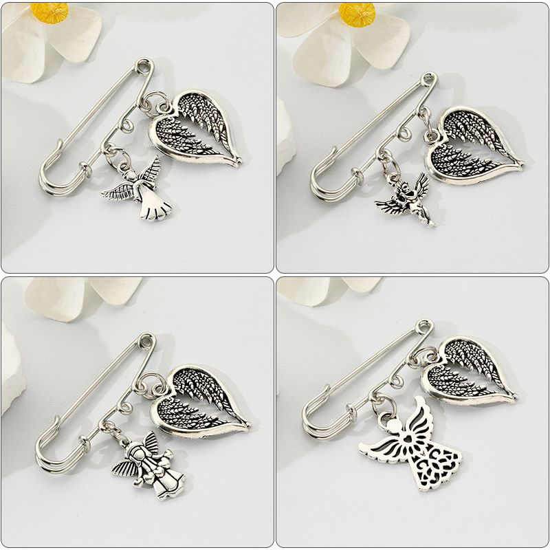 Simple Style Wings Alloy Plating Men's Brooches