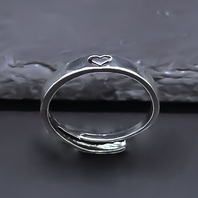 Simple Style Classic Style Heart Shape Alloy Plating Women's Rings