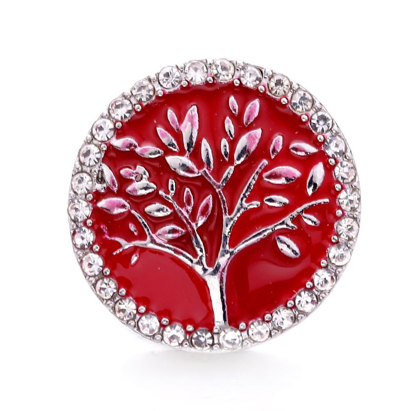 1 Piece Alloy Artificial Diamond Tree Pendant